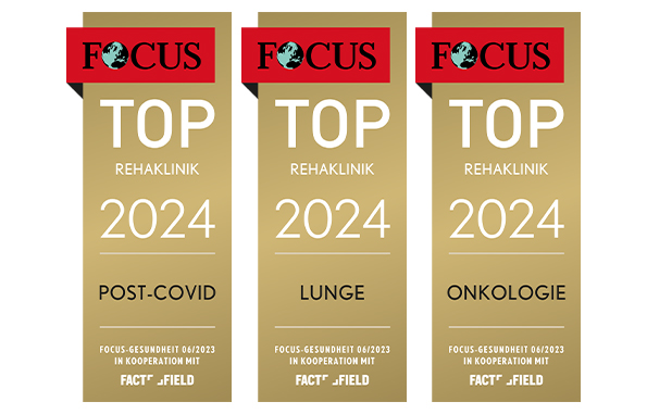 Erneut TOP Rehaklinik für Lunge und Onkologie – Qualität in 2024